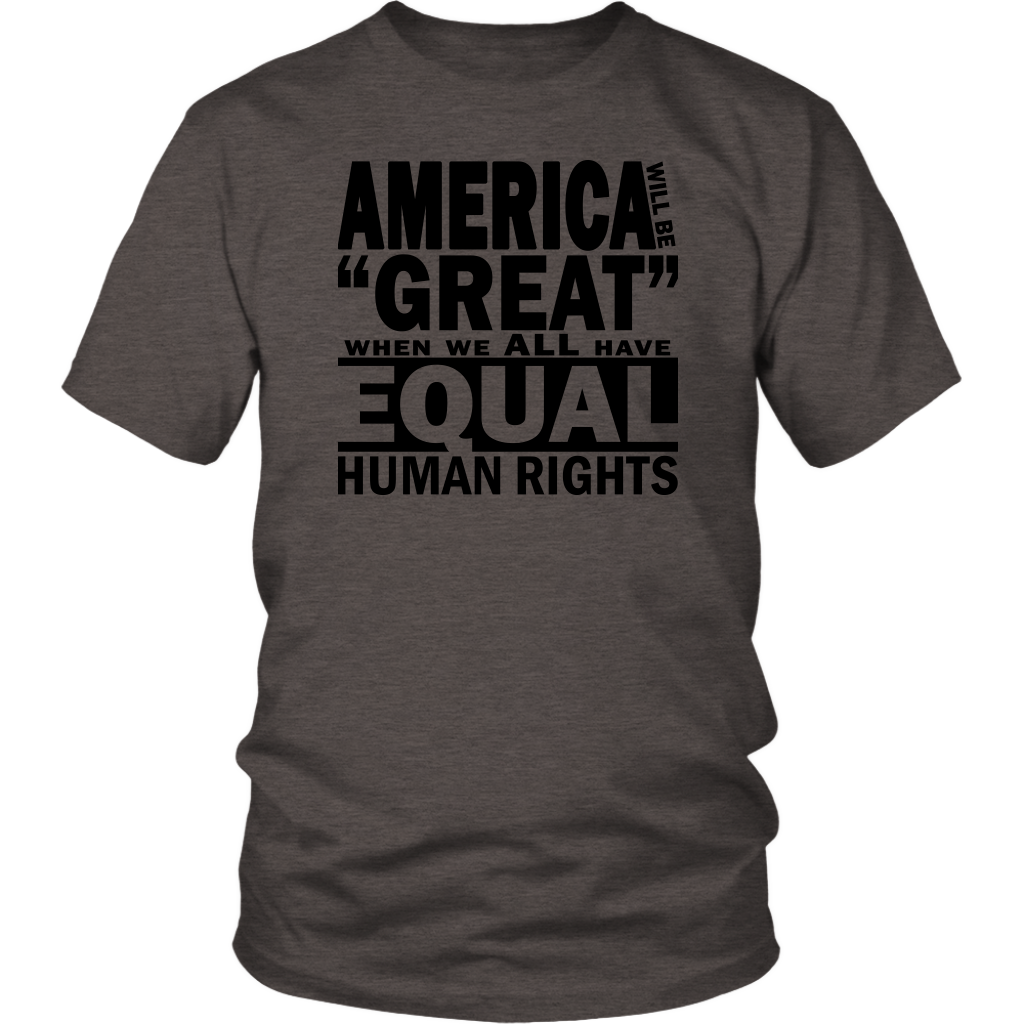 Youth & Adult Tee "How To Make America Great" (black ink)