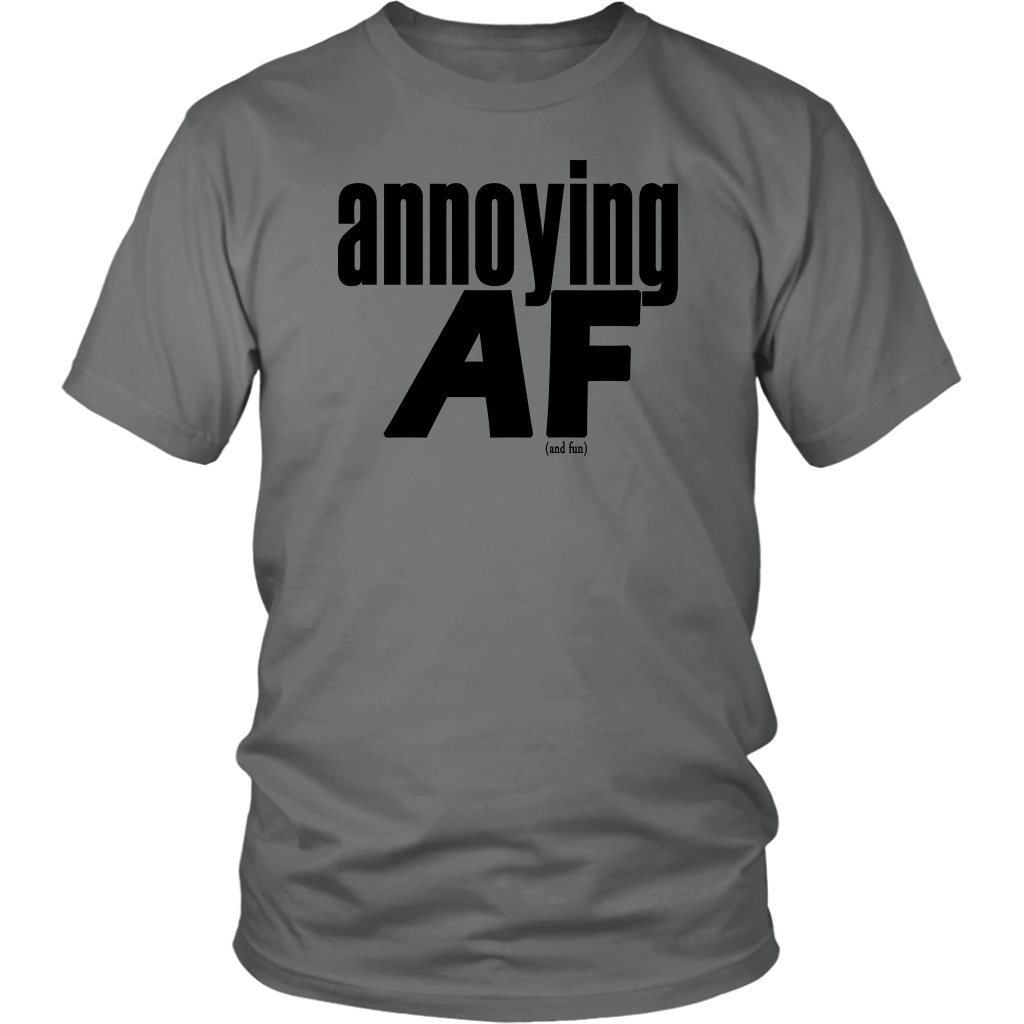 Youth & Adult Tee "Annoying" (black print)