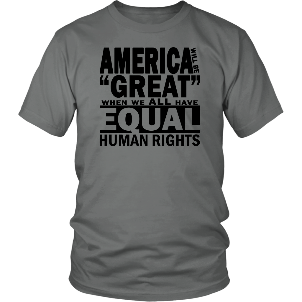 Youth & Adult Tee "How To Make America Great" (black ink)