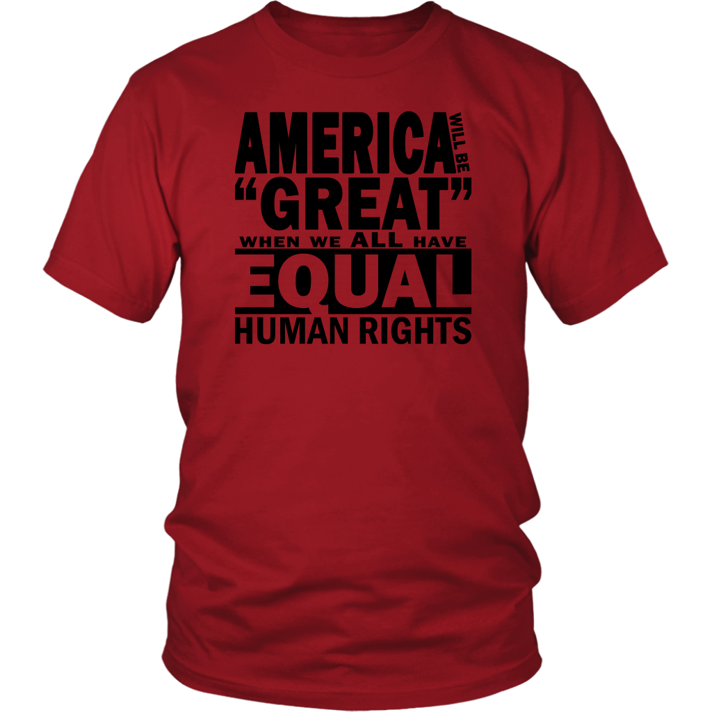Youth & Adult Tee "How To Make America Great" (black ink)