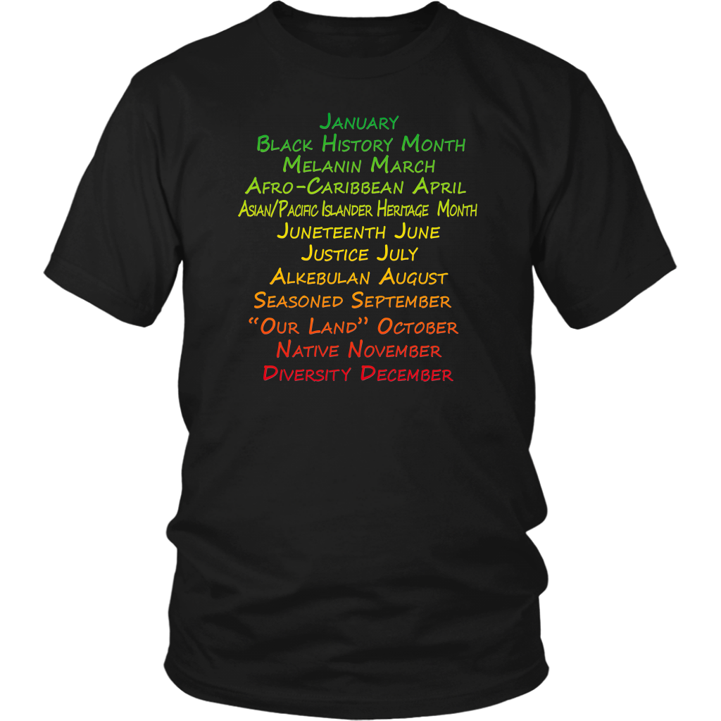 Youth & Adult Tee "Aboriginal Calendar"