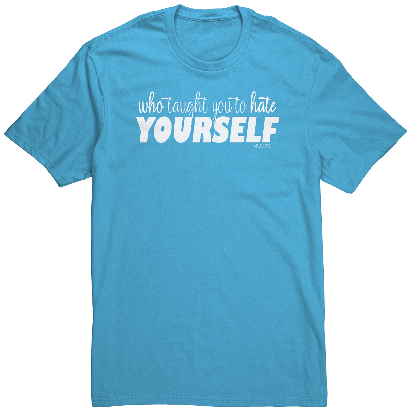 Youth & Adult Tee "Malcolm" (white print)
