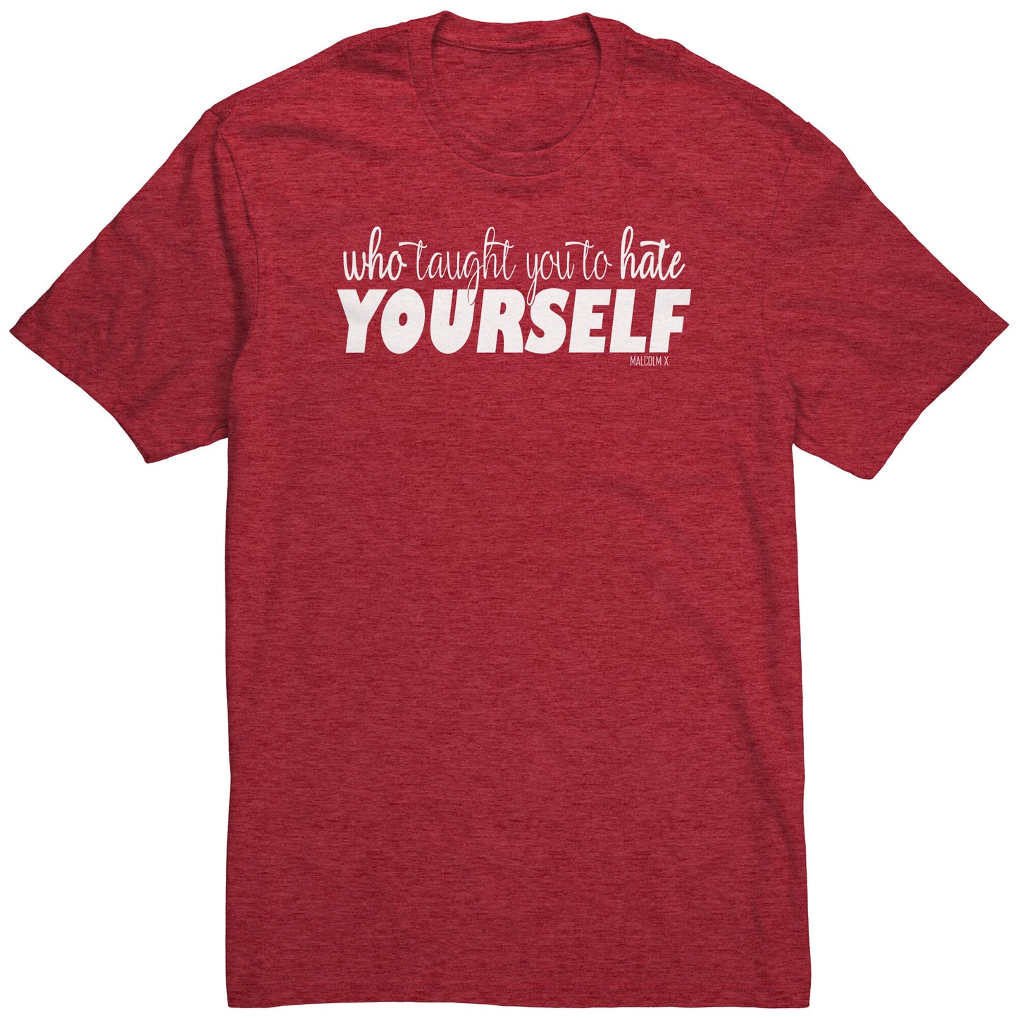 Youth & Adult Tee "Malcolm" (white print)