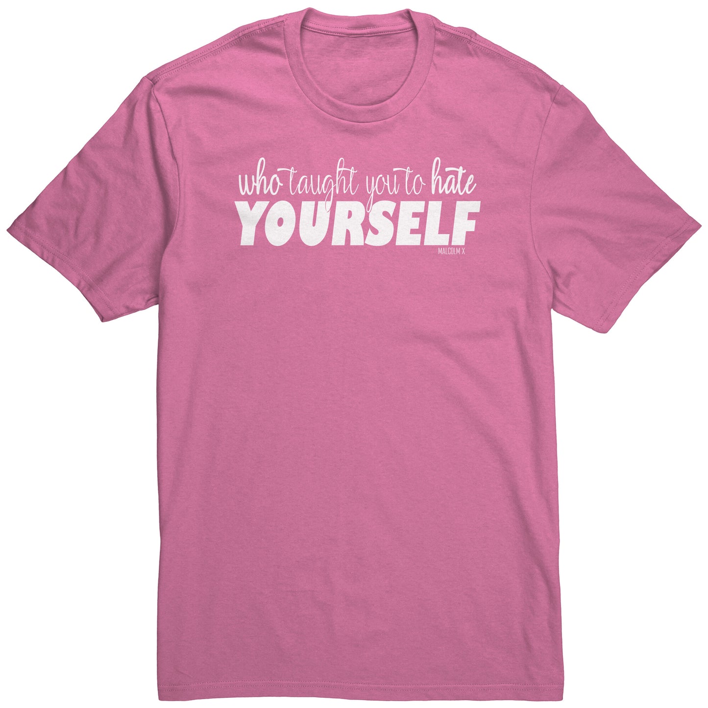 Youth & Adult Tee "Malcolm" (white print)