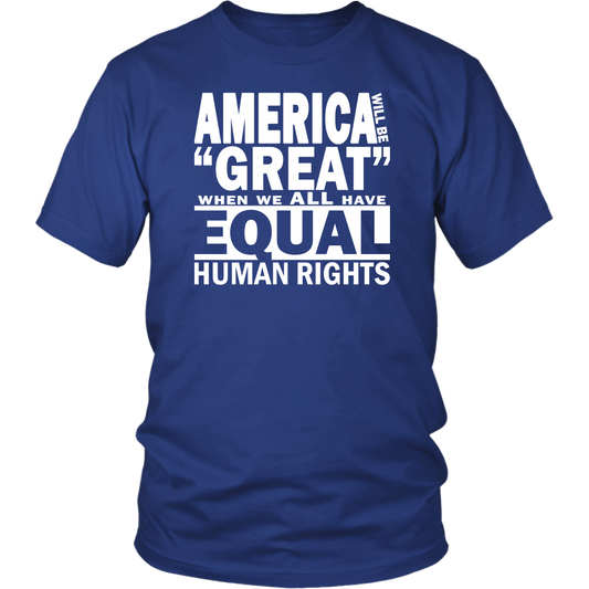 Youth & Adult Tee "How To Make America Great" (white ink)