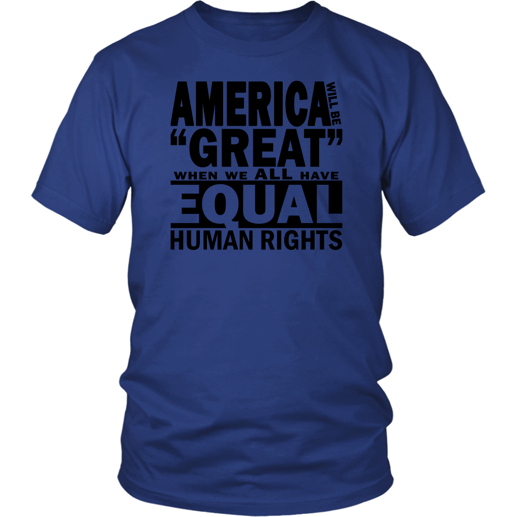 Youth & Adult Tee "How To Make America Great" (black ink)