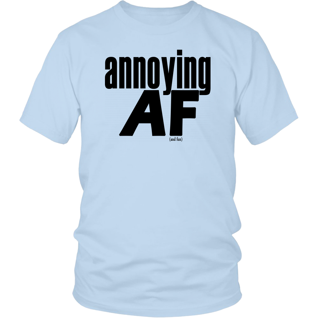 Youth & Adult Tee "Annoying" (black print)