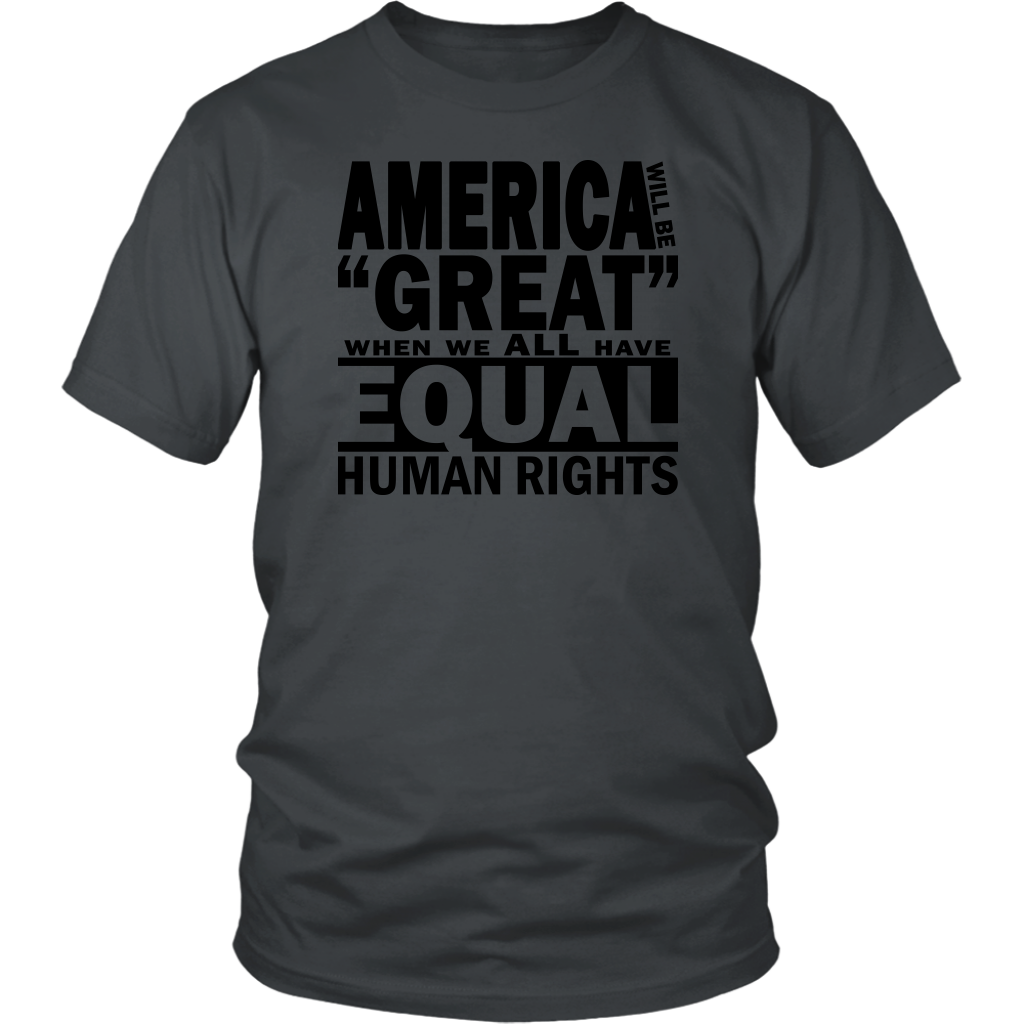 Youth & Adult Tee "How To Make America Great" (black ink)