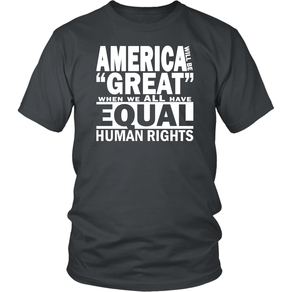 Youth & Adult Tee "How To Make America Great" (white ink)