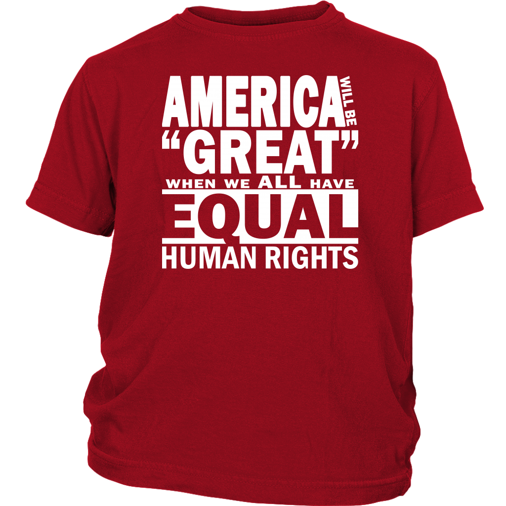 Youth & Adult Tee "How To Make America Great" (white ink)