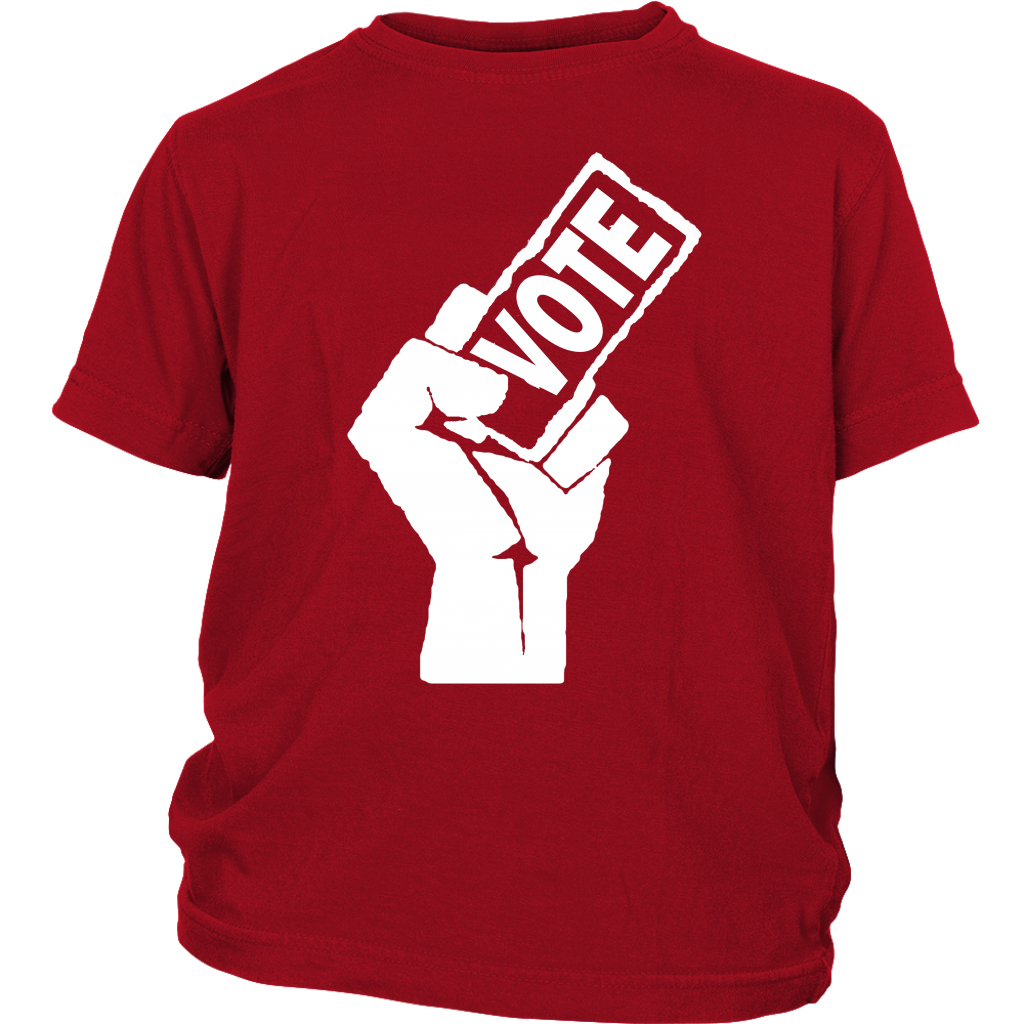 Youth & Adult Tee "My Vote Matters" (white print)