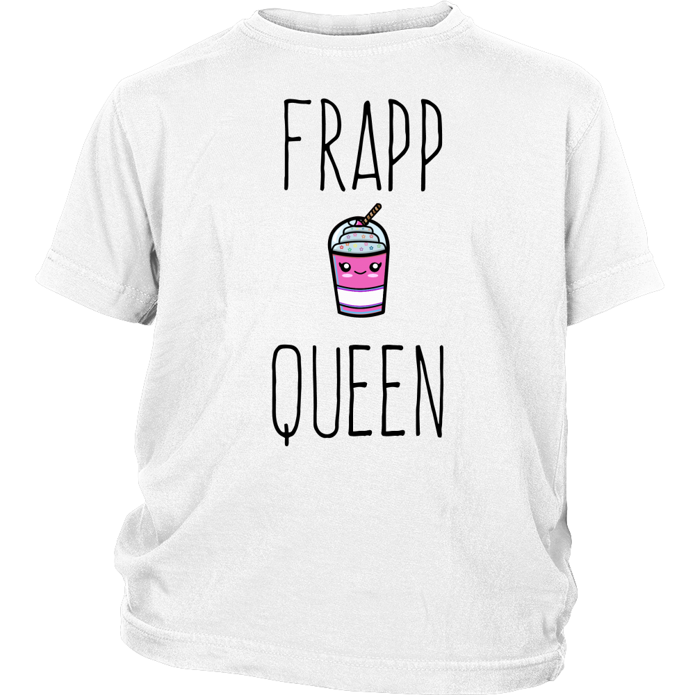 Youth Tee "Frapp Queen" (black print)