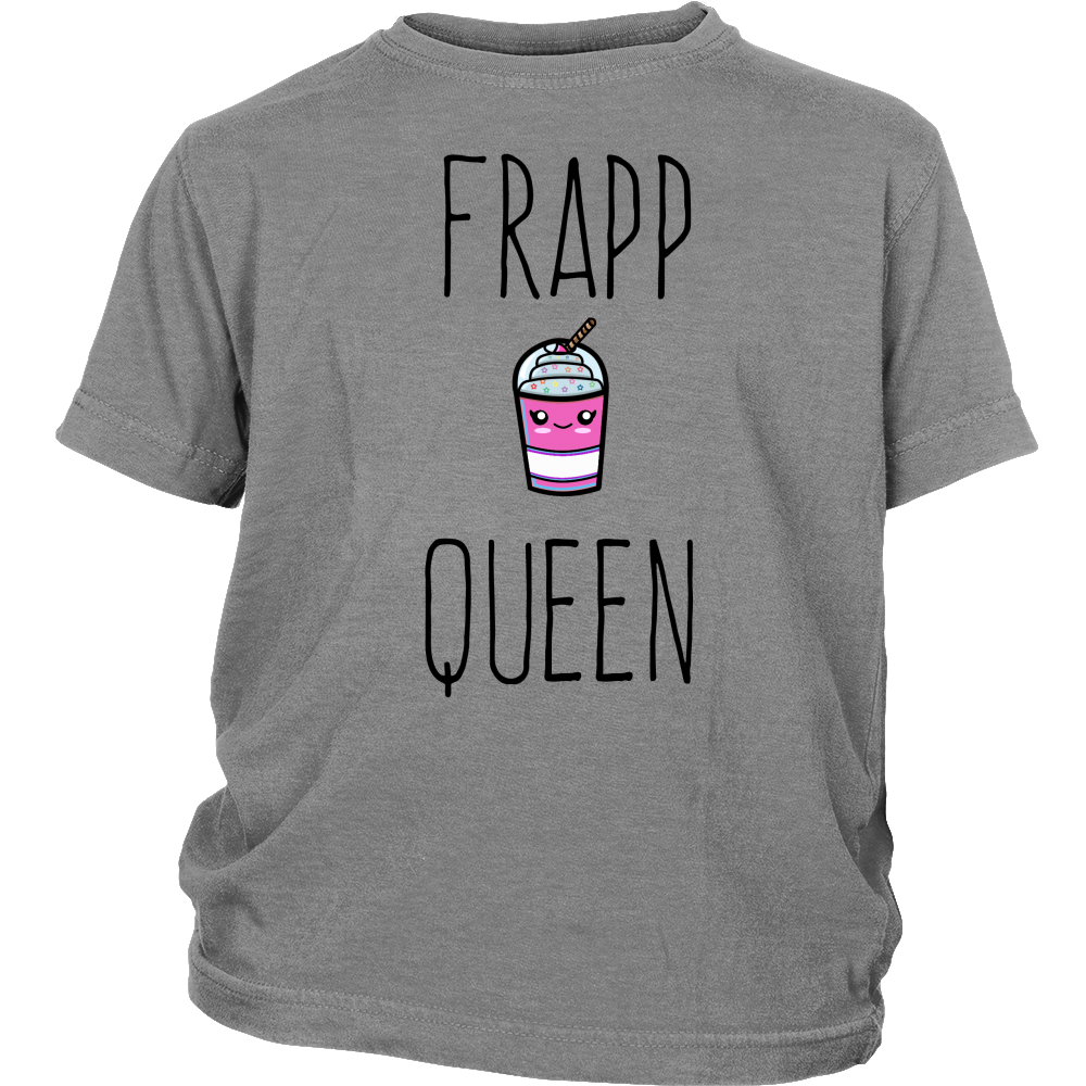 Youth Tee "Frapp Queen" (black print)