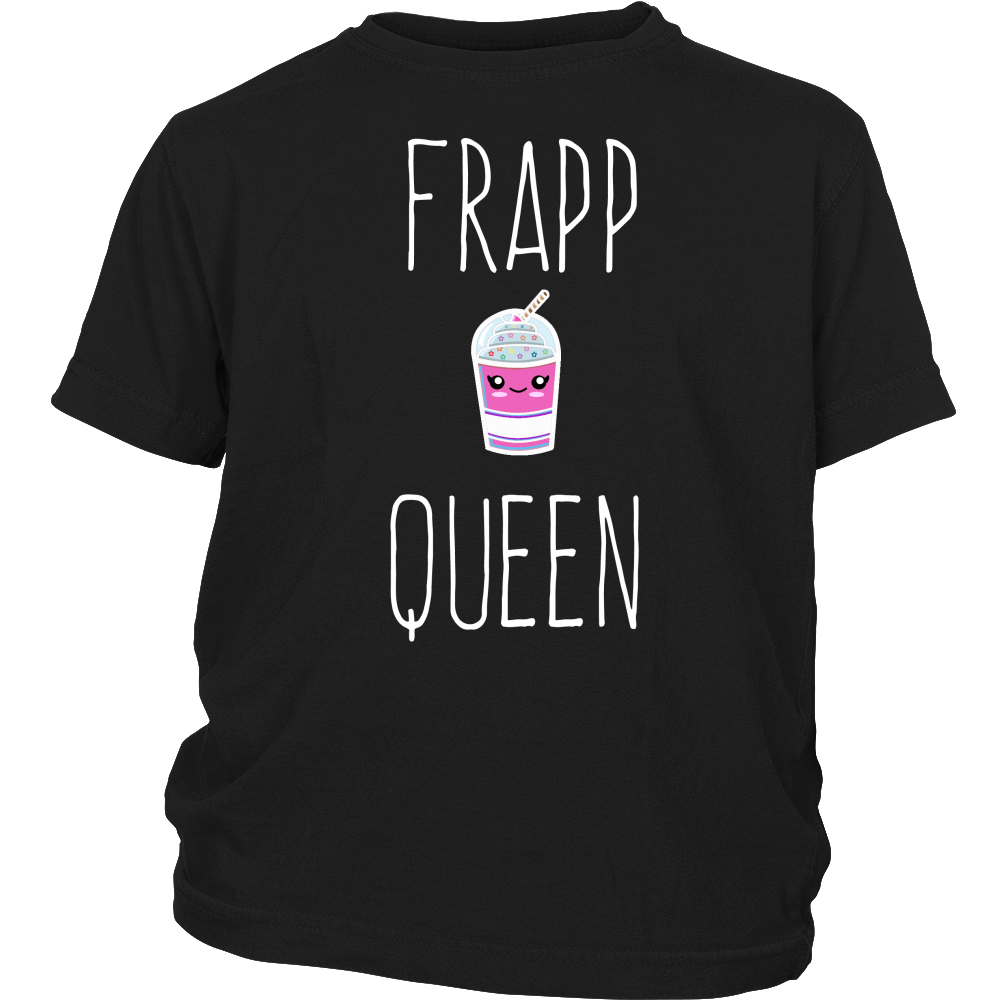 Youth Tee "Frapp Queen" (white print)