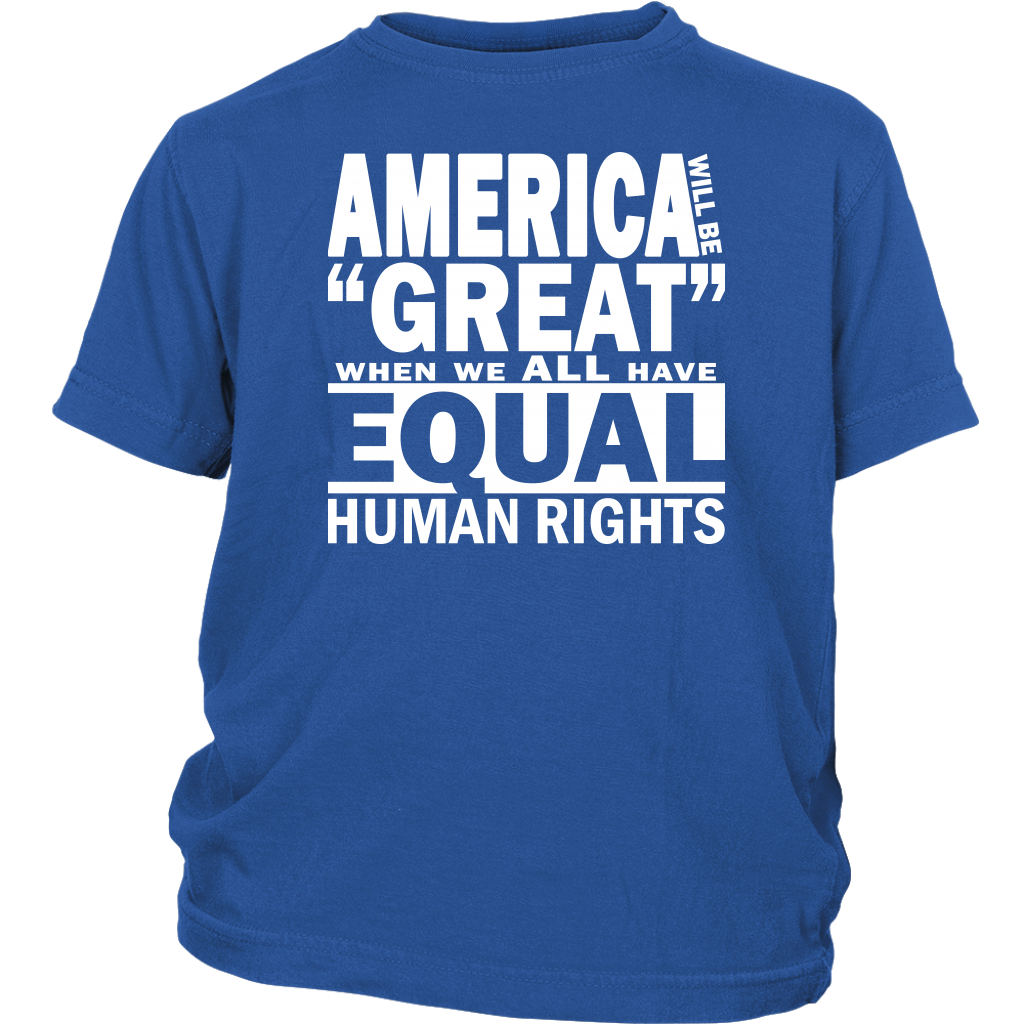 Youth & Adult Tee "How To Make America Great" (white ink)
