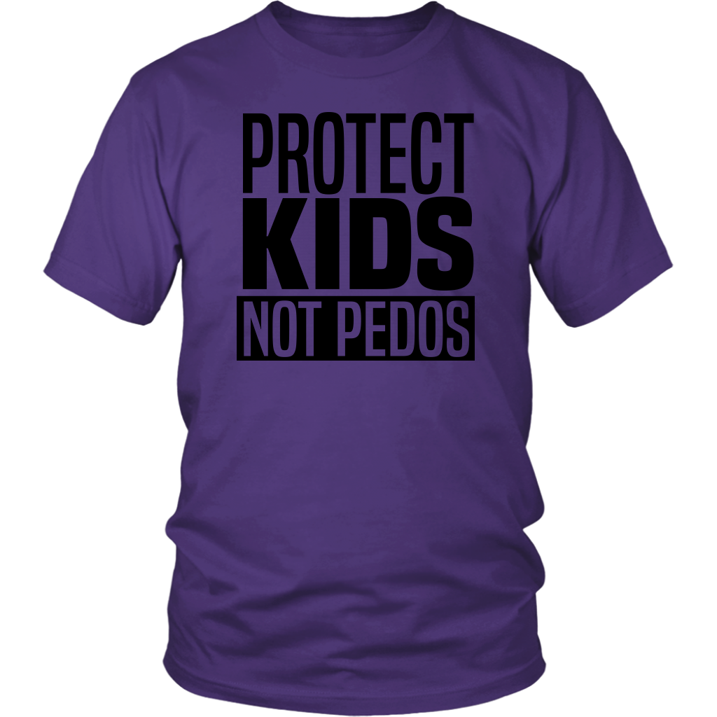 Youth & Adult Tee "Protect Kids Not Pedos" (black ink)