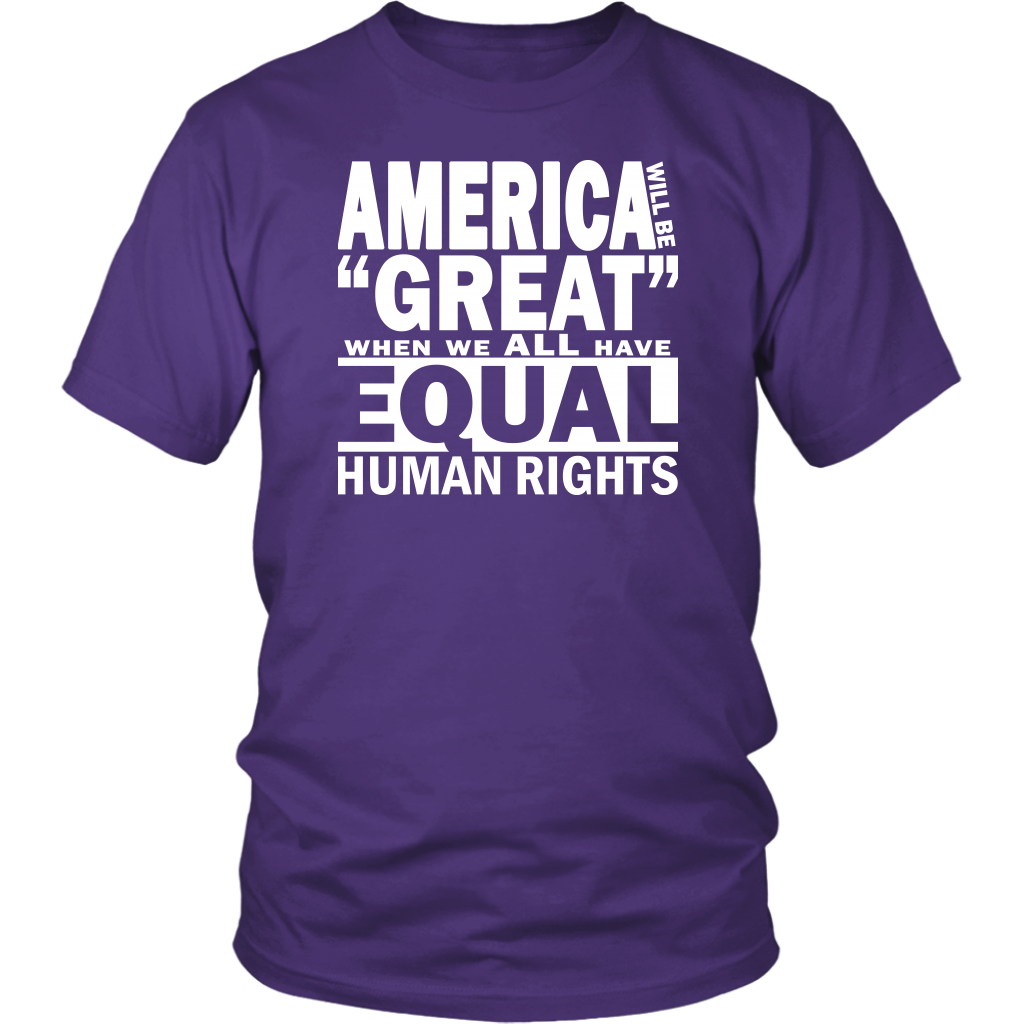 Youth & Adult Tee "How To Make America Great" (white ink)