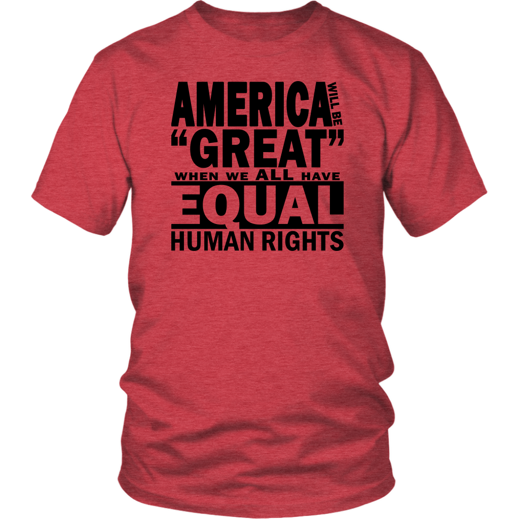 Youth & Adult Tee "How To Make America Great" (black ink)